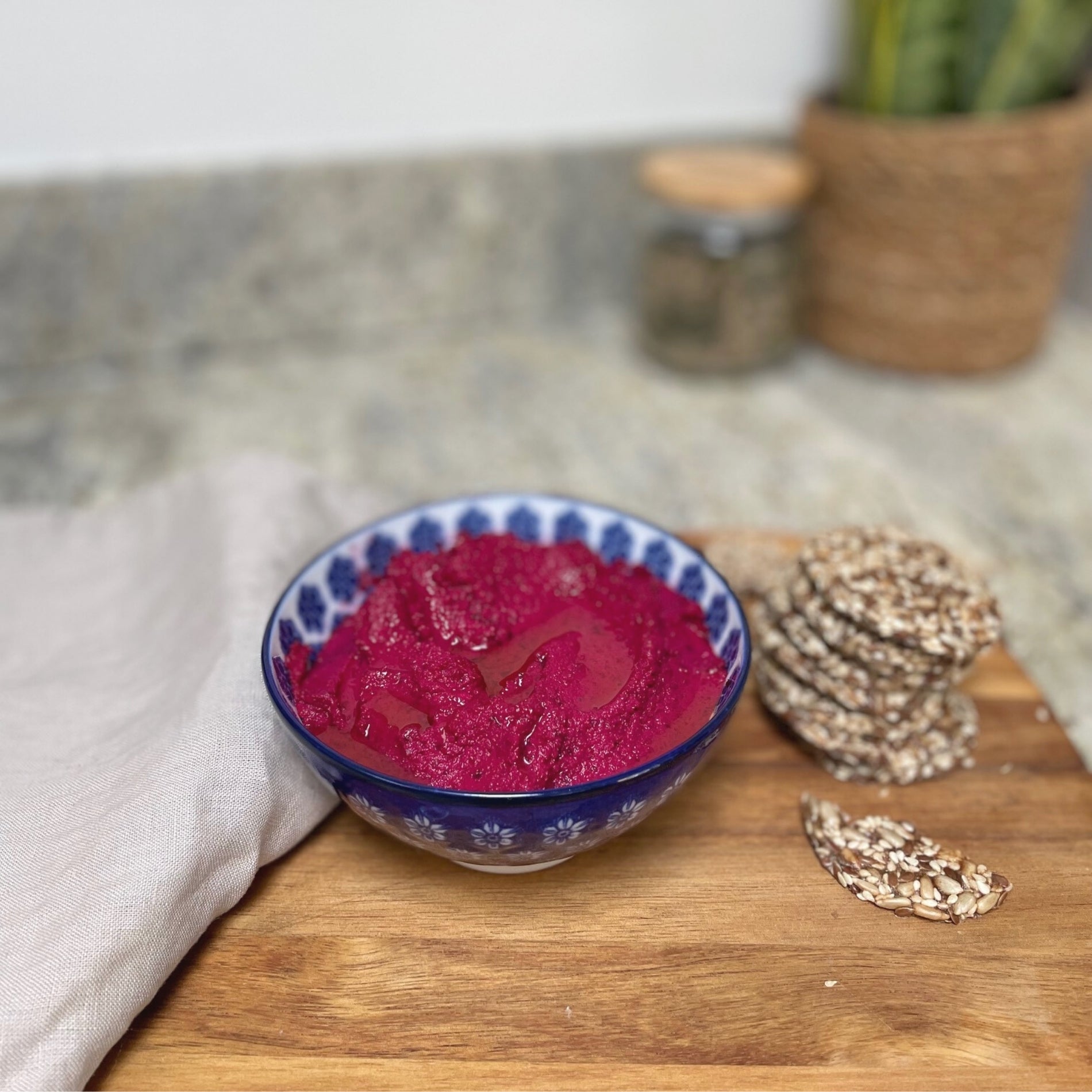 Beetroot Cashew Dip