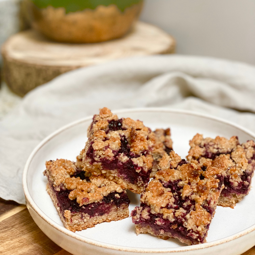 Blackberry Crumble Bars